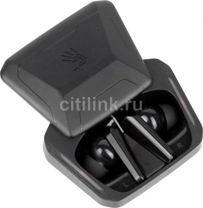 Наушники A4TECH Bloody M70, Bluetooth, внутриканальные, черный/красный [m70 black+ red] - фото 2 - id-p200520112