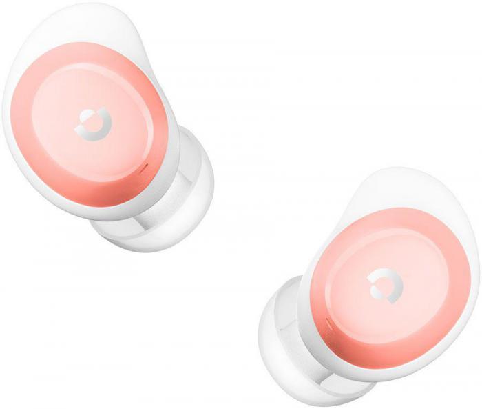 Наушники A4TECH 2Drumtek B27 TWS, Bluetooth, внутриканальные, розовый/белый [b27 baby pink] - фото 1 - id-p200520116