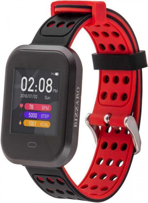 Смарт-часы Rekam Bizzaro F630, 1.3", черный/серебристый / черный [2202000010] - фото 6 - id-p200512507