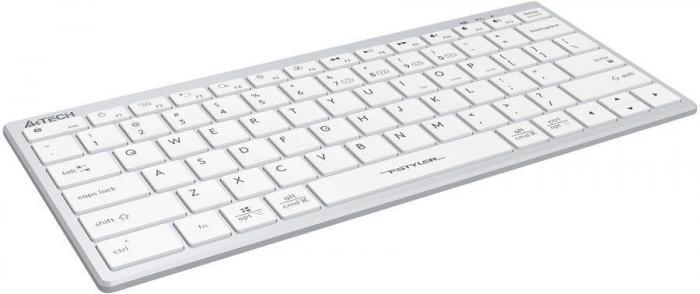 Клавиатура A4TECH Fstyler FBX51C, USB, Bluetooth/Радиоканал, белый [fbx51c white] - фото 8 - id-p200518449