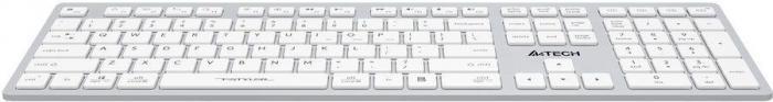 Клавиатура A4TECH Fstyler FBX50C, USB, Bluetooth/Радиоканал, белый [fbx50c white] - фото 2 - id-p200518451