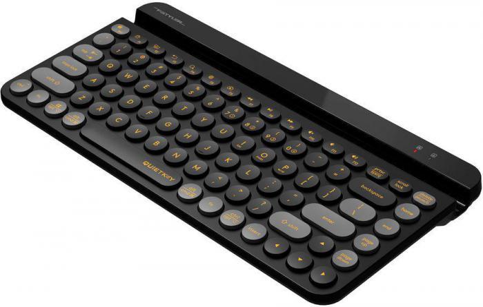 Клавиатура A4TECH Fstyler FBK30, USB, Bluetooth/Радиоканал, черный серый [fbk30 blackcurrant] - фото 7 - id-p200518452