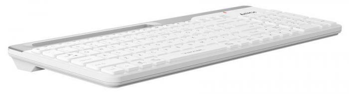 Клавиатура A4TECH Fstyler FBK25, USB, Bluetooth/Радиоканал, белый серый [fbk25 white] - фото 10 - id-p200518457