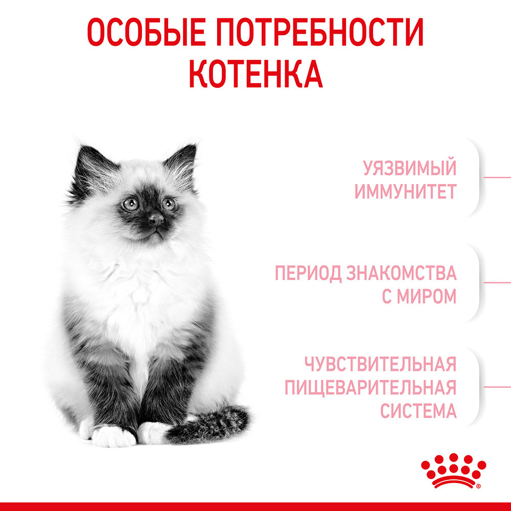 "Royal Canin" Kitten сухой корм для котят до 12 месяцев 300г - фото 4 - id-p201673976