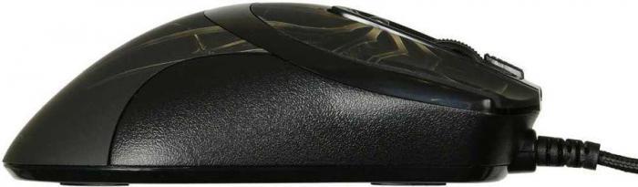 Мышь A4TECH Oscar Editor XL-747H, игровая, лазерная, проводная, USB, коричневый и рисунок [xl-747h (brown - фото 6 - id-p200515595