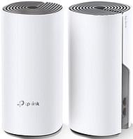 Бесшовный Mesh роутер TP-LINK Deco E4, AC1200, белый, 2 шт. в комплекте [deco e4(2-pack)]