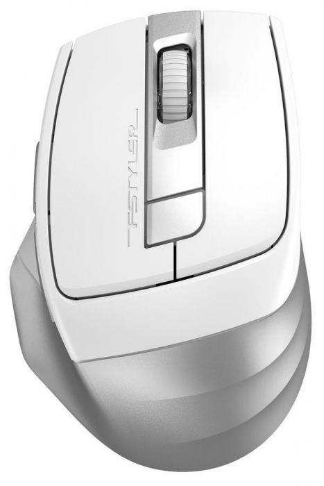 Мышь A4TECH Fstyler FB35C, оптическая, беспроводная, USB, белый [fb35c icy white] - фото 1 - id-p200515598