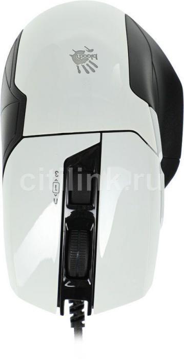 Мышь A4TECH Bloody W70 Max, игровая, оптическая, проводная, USB, белый и черный [w70 max (panda white)] - фото 2 - id-p200515603