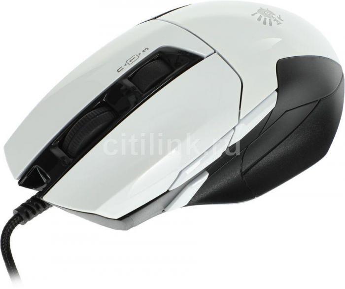 Мышь A4TECH Bloody W70 Max, игровая, оптическая, проводная, USB, белый и черный [w70 max (panda white)] - фото 10 - id-p200515603