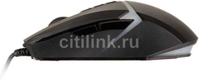 Мышь A4TECH Bloody W60 Max, игровая, оптическая, проводная, USB, черный [w60 max stone black] - фото 3 - id-p200515605