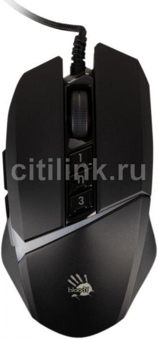 Мышь A4TECH Bloody W60 Max, игровая, оптическая, проводная, USB, черный [w60 max stone black] - фото 9 - id-p200515605