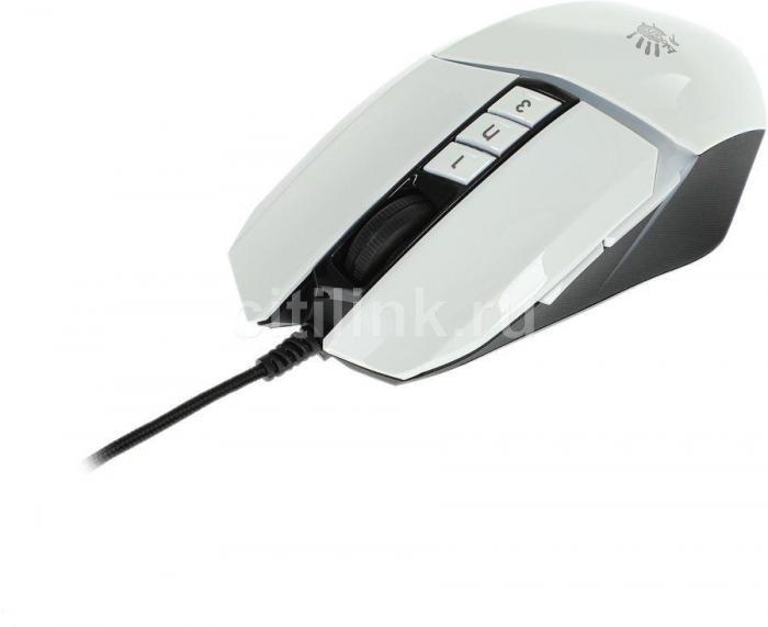 Мышь A4TECH Bloody W60 Max, игровая, оптическая, проводная, USB, белый [w60 max (panda white)] - фото 10 - id-p200515606