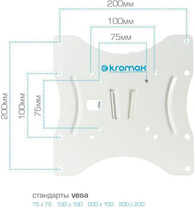 Кронштейн для телевизора Kromax TECHNO-3, 15-40", настенный, поворот и наклон, белый [20073] - фото 5 - id-p200517173