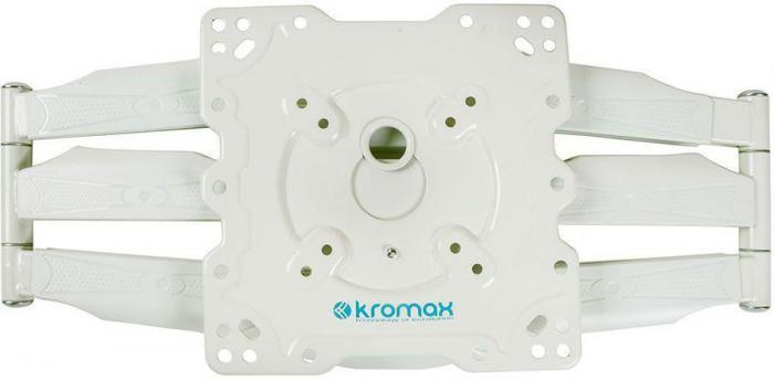 Кронштейн для телевизора Kromax ATLANTIS-45, 22-65", настенный, поворот и наклон, белый [20218] - фото 6 - id-p200517211
