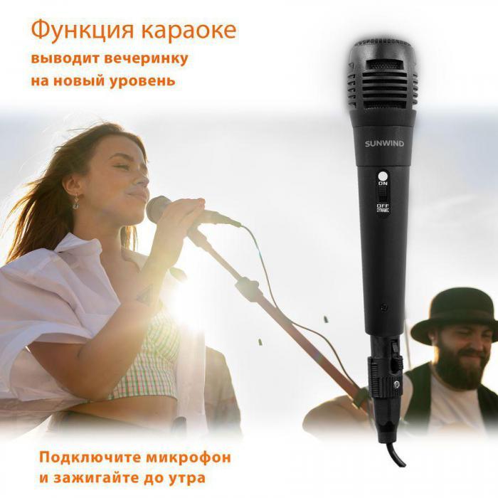 Музыкальный центр SunWind SW-MS50, 45Вт, с микрофоном, Bluetooth, FM, USB, SD/MMC, черный, - фото 9 - id-p200515705