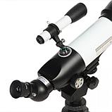 Телескоп Veber 350x70 рефрактор d70 fl350мм 116.4x белый, фото 3