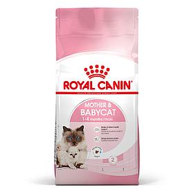 "Royal Canin" Mother & Babycat сухой корм в период первой фазы роста и отъема,беременных и кормящих кошек 2кг