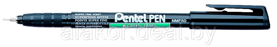 Маркер перманентный Pentel Pen NMF50, черный, 0.5мм - фото 1 - id-p201684477