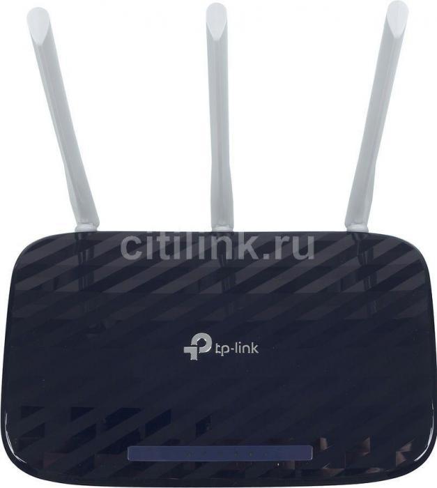 Wi-Fi роутер TP-LINK Archer C20, AC750, синий - фото 5 - id-p200522539