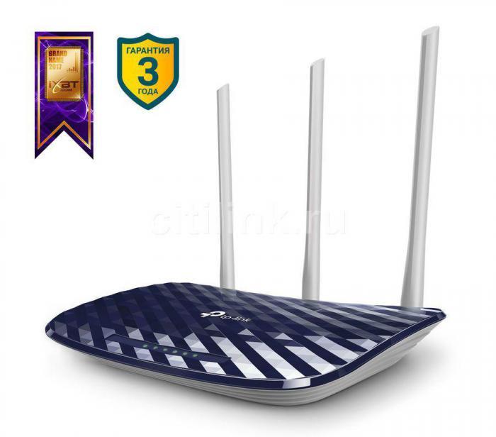 Wi-Fi роутер TP-LINK Archer C20, AC750, синий - фото 7 - id-p200522539