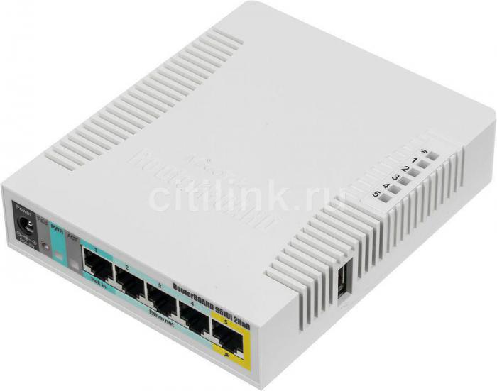 Wi-Fi роутер MIKROTIK RB951UI-2HND, N300, белый - фото 1 - id-p200522561