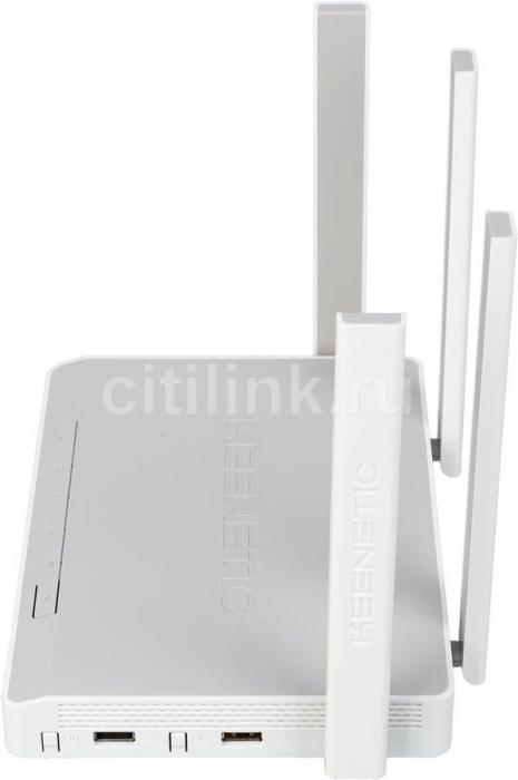 Wi-Fi роутер KEENETIC Giga, AX1800, белый [kn-1011] - фото 4 - id-p200522577