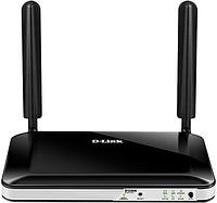 Wi-Fi роутер D-Link DWR-921, N300, черный