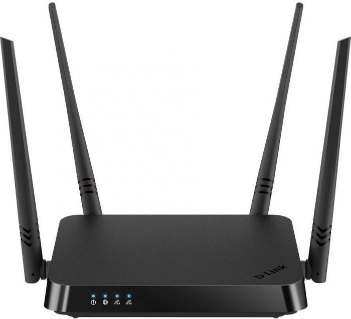Wi-Fi роутер D-Link DIR-822/RU, AC1200, черный - фото 1 - id-p200522595