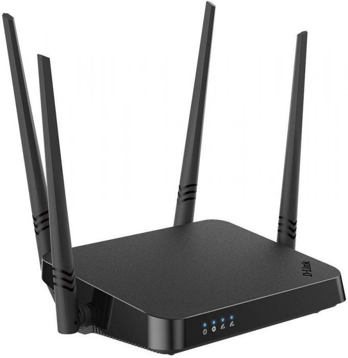 Wi-Fi роутер D-Link DIR-822/RU, AC1200, черный - фото 2 - id-p200522595
