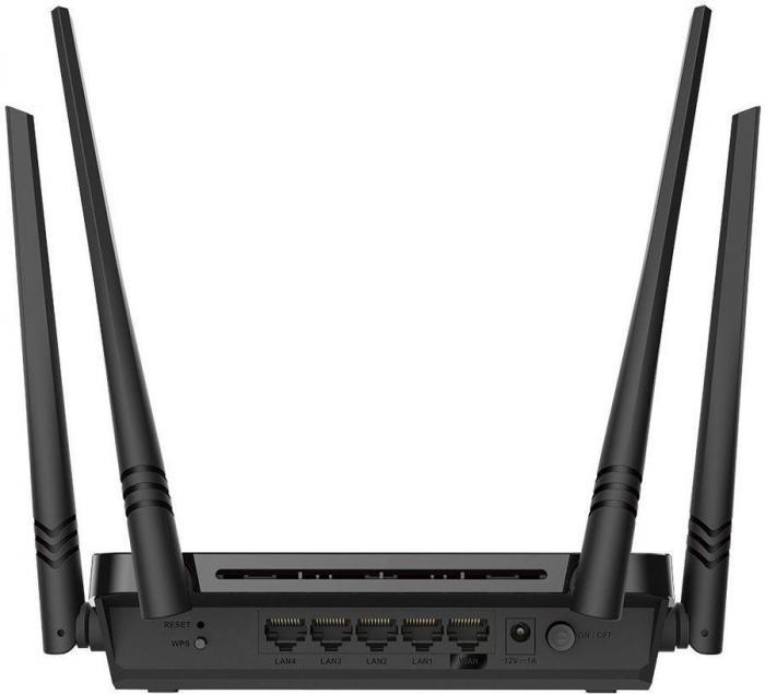 Wi-Fi роутер D-Link DIR-822/RU, AC1200, черный - фото 3 - id-p200522595