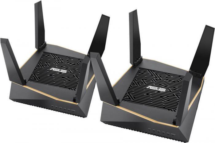 Wi-Fi роутер ASUS RT-AX92U(2-PK), AX6100, черный, 2 шт. в комплекте - фото 1 - id-p200522602