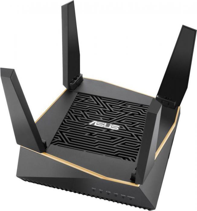 Wi-Fi роутер ASUS RT-AX92U, AX6100, черный - фото 5 - id-p200522603