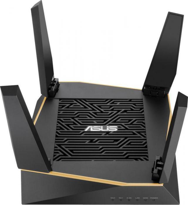 Wi-Fi роутер ASUS RT-AX92U, AX6100, черный - фото 6 - id-p200522603