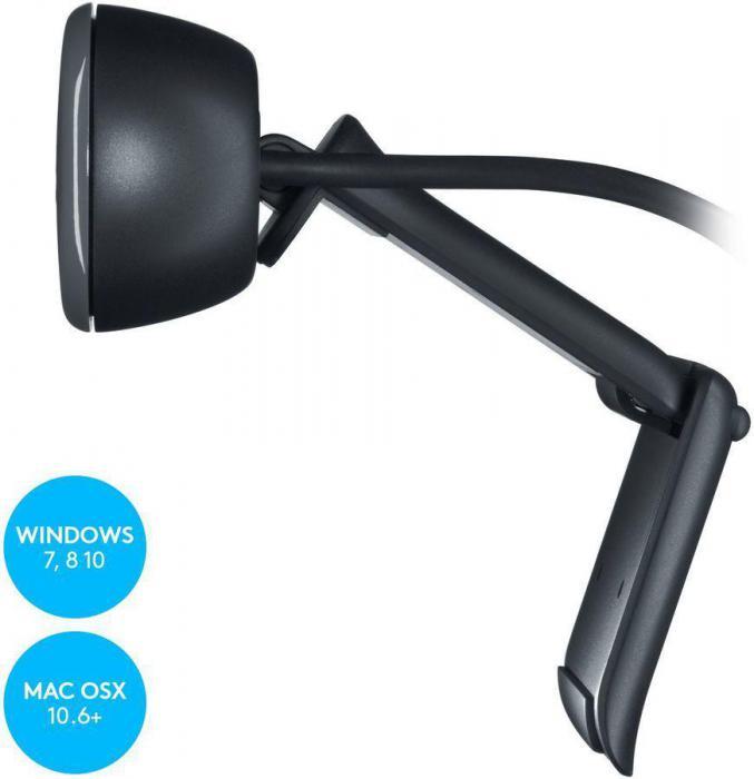 Web-камера Logitech HD Webcam C270, черный [960-001063/960-000584] - фото 2 - id-p200522620