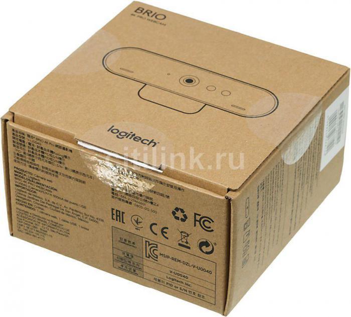 Web-камера Logitech Brio, черный/оранжевый [960-001106] - фото 10 - id-p200522625