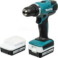 Дрель-шуруповерт Makita DF347DWE, 1.5Ач, с двумя аккумуляторами