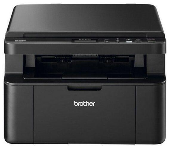 МФУ лазерный Brother DCP-1602R + 2 картриджа, черно-белая печать, A4, цвет черный