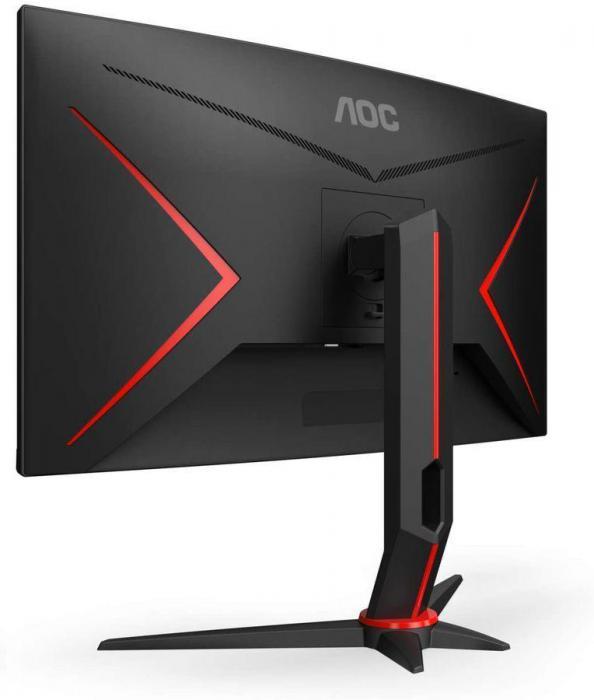 Монитор AOC Gaming C27G2ZU 27", черный/красный и черный - фото 8 - id-p200516007