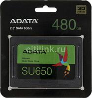 SSD накопитель A-Data Ultimate SU650 ASU650SS-480GT-R 480ГБ, 2.5", SATA III, SATA