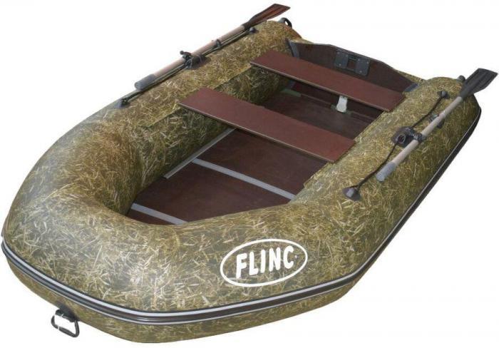 Лодка моторно-гребная FLINC FT320K, надувная, камуфляж