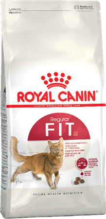 "Royal Canin" Fit 32 сухой корм для взрослых умеренно активных кошек от 1 года 400г