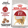 "Royal Canin" Fit 32 сухой корм для взрослых умеренно активных кошек от 1 года 400г, фото 2