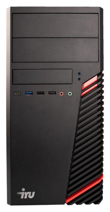 Компьютер iRU Home 310H5SM, Intel Core i3 10105F, DDR4 8ГБ, 512ГБ(SSD), NVIDIA GeForce GTX 1630 - 4096 Мб,