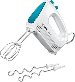 Миксер Bosch CleverMixx MFQ2210D, ручной, белый и бирюзовый