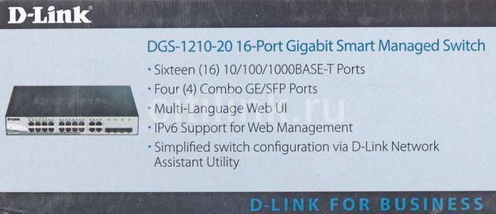 Коммутатор D-Link DGS-1210-20/F, настраиваемый - фото 3 - id-p201459902