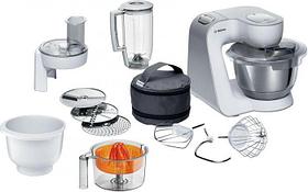 Кухонная машина Bosch Mum5 MUM58243, серый / белый