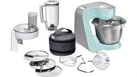 Кухонная машина Bosch Mum5 MUM58020, мятный / серебристый
