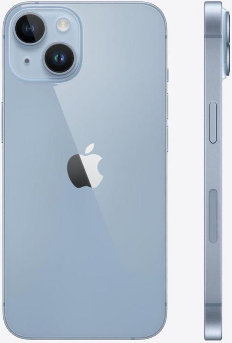 Смартфон Apple iPhone 14 128Gb, A2884, голубой - фото 2 - id-p200571900