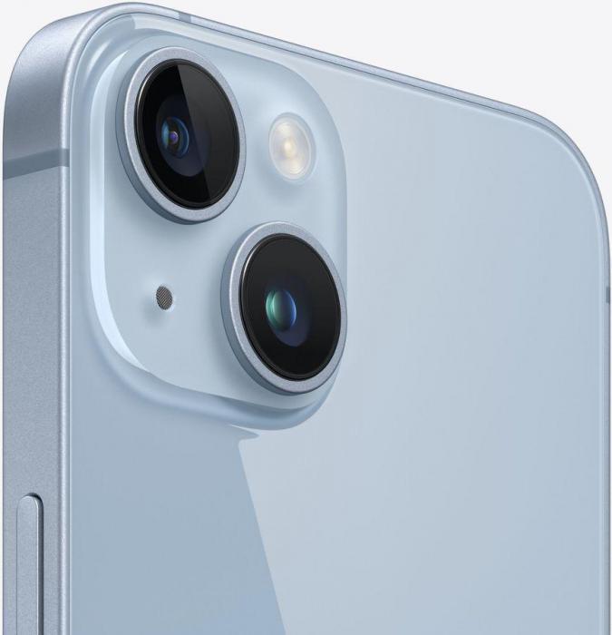 Смартфон Apple iPhone 14 128Gb, A2884, голубой - фото 3 - id-p200571900