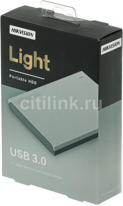 Внешний диск HDD Hikvision T30 HS-EHDD-T30 2T Gray, 2ТБ, серый - фото 8 - id-p200521237